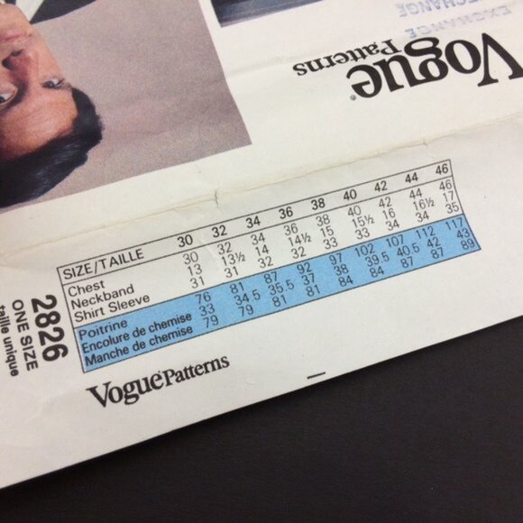 Vogue 2826 Vintage 80s Sewing Pattern Mens Ties Ascot Scarf Cummerbund Uncut - Picture 10 of 15